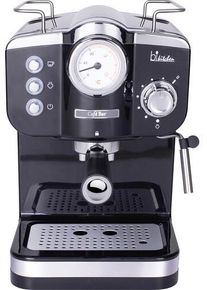 BiKitchen coffee 200 Espressomaschine Siebträgermaschine Milchaufschäumdüse 1100 Watt schwarz
