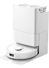 roborock Qrevo White Staubsauger-Roboter Saugroboter Wischroboter Reinigungsroboter 0,35 Liter Absturzsensor weiß