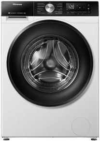 HISENSE WD3S8043BW3 8kg/5kg Stand Waschtrockner, 59,5 cm breit, 1400 U/Min, Aqua Stop, 15 Programme, Beladungserkennung, WIFI, Nachlegefunktion, weiß