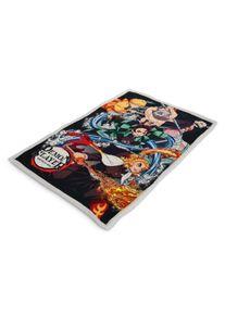 Demon Slayer - Crew Flauschdecke mit Teddyfell