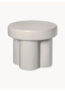Blomus Keramická stolička Toru Bílá Keramika Š 54 cm, V 47 cm