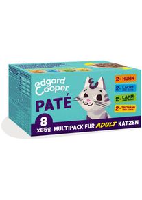 Edgard Cooper Paté Nassfutter Multipack, 8x85g