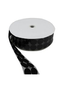 Suchý zip bodový na cívce, Smyčky | 33 mm | černá, Nylon|Polyester
