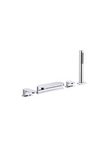 Ravak Chrome Baterie na okraj vany, 4-otvorová instalace, chrom X070073