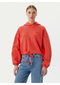 Tommy Jeans dámská oranžová mikina - M (SN6)
