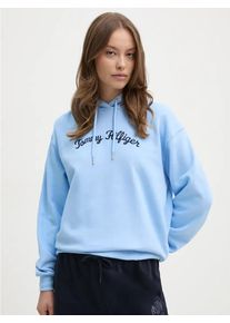 Tommy Hilfiger dámská modrá mikina