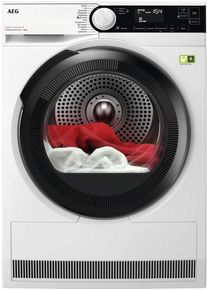 AEG TR8W70788 8kg A+++ Wärmepumpentrockner, 60 cm breit, ProSense Mengenautomatik, MixDry, AbsoluteCare, weiß