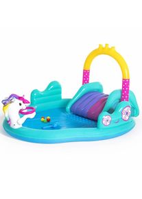 Bestway Nafukovací bazének 53097 MAGICAL UNICORN CARRIAGE 274 x 198 x 137 cm