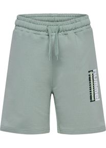 Hummel Chlapci Kalhoty 'Tukas' pastelově zelen&aacute; / b&iacute;l&aacute; 128