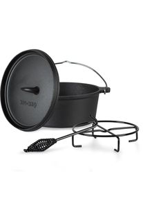 Klarstein Galloway, litinový hrnec, 3.3 barbecue hrnec, litina, velikost S/3,1 l