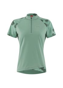 Löffler Löffler Women's Bike Shirt Half-Zip Maja Rise Cycling jersey Women (48, turquoise)
