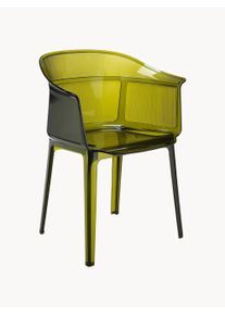 Kartell Sada exteriérových křesel Papyrus, 2 díly Zelená Umělá hmota Š 60 cm, H 49 cm