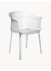 Kartell Sada exteriérových křesel Papyrus, 2 díly Transparentní Umělá hmota Š 60 cm, H 49 cm