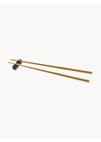 Bitz Sada hůlek s opěrkami Chop, 2 díly Zlatá Nerezová ocel D 26 cm