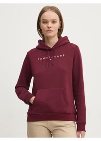 Tommy Jeans dámská vínová mikina - M (VLP)