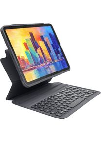 Zagg ProKeys Tablet-Tastatur mit Hülle für Apple iPad Air 10.9 QWERTZ dunkelgrau
