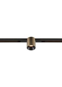 SLV 48V TRACK FIX-IT! Spot für Standard 48V Aufbauschiene, DALI dimmbar, rund, 2700K, bronze/schwarz (1008948)