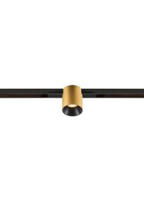 SLV 48V TRACK FIX-IT! Spot für Standard 48V Aufbauschiene, DALI dimmbar, rund, 3000K, gold/schwarz (1008951)