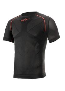 Alpinestars Termotriko s krátkým rukávem Ride Tech Summer černo-červené