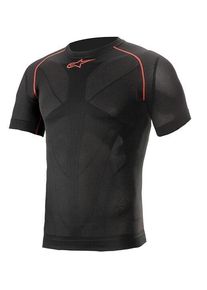 Alpinestars Termotriko s krátkým rukávem Ride Tech Summer černo-červené