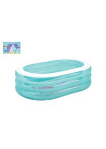 Intex Bazén 57482 nafukovací OVÁL transparentní 163 x 107 x 46 cm