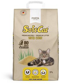 Porta Cat Care Softcat Katzenstreu, Maispflanze, 17L