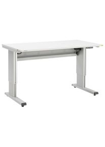 treston Work table WB, height adjustable, ESD, 800 x 1.500 mm, Electric motor