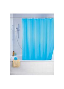 Wenko Shower curtain 180 x 200 light blue anti-mildew