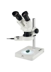 Eschenbach Stereo microscope with LED ring lighting, with Tripod