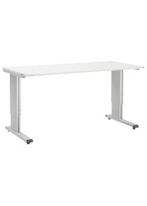 treston Work table WB, height adjustable, ESD, 800 x 1.800 mm, Allen screw