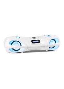 Auna Spacewoofer DAB Boombox, CD přehrávač, DAB+, UKW, Bluetooth, dálkové ovládání, LED