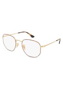 Ray-Ban RX6448 unisex brýle | Obruba: čtvercový, kov, hnědá
