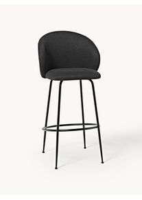 Barová židle Luisa Černá Š 54 cm, V 108 cm | Westwing Collection