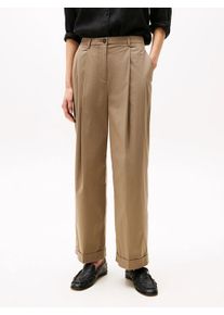 Tommy Hilfiger dámské khaki kalhoty - 40/R (GW9)