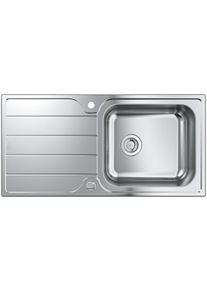 Grohe K500 Edelstahlspüle Küchenspüle Einbauspüle mit Abtropffläche 1000x500mm satinfinish