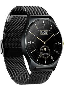 XCOAST QIN XC Pro Smartwatch Fitness-Uhr Sportuhr Pulsmesser Kalorienverbrauch Schlafdauer schwarz