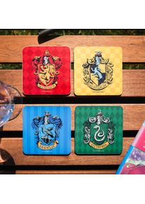 Harry Potter - Häuser Wappen Untersetzer 4er Set