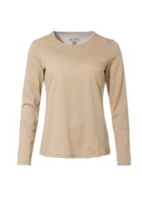 Vaude Women's Essential L/S T-Shirt Sport shirt Women (44, sand)