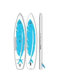 Indiana 11'6 Feather Inflatable SUP board (350 x 76,2 x 15 cm, white/blue)