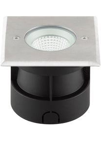 EVN Lichttechnik EVN MEERKAT LED Bodeneinbau, IP67, 100-240V, 3W, 3000K, 235lm, quadratisch, breitstrahlend, EDS / alu (PC67103402N)
