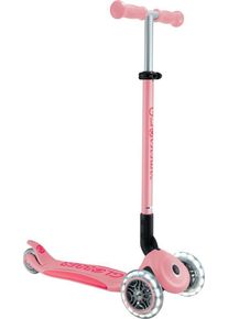 Globber Scooter Primo Foldable Plus Lights V2 - Pastel Pink/Fuchsia