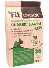 cdVet Fit-Crock Classic Maxi Trockenfutter mit Lamm, 2kg