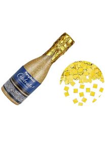 partydeco Vyst�elovac� konfety �amp��o l�hev zlat� 20,5 cm