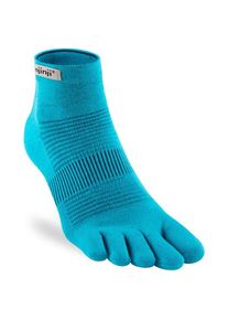 injinji Run Lightweight Mini-Crew Running socks (L, turquoise)