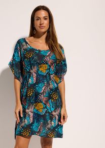 Pl&aacute;žov&aacute; tunika ze &scaron;ifonu | Modr&aacute; | Vel. 44/46 (L) | bonprix