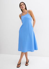 Bandeau minišaty z viskózové směsi | Modrá | Vel. 42 | viskóza| bonprix