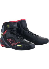 Alpinestars Faster 3 Rideknit 2022, shoes , color: Black/Red/Neon-Yellow , size: 9 US