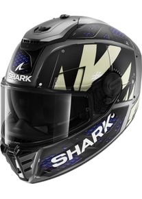 SHARK Spartan RS Stingrey, full face helmet , color: Matt Dark Grey/Dark Grey/Blue , size: XXL