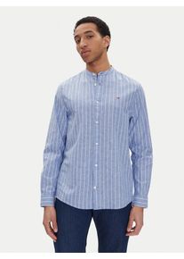 Tommy Jeans pánská modrá košile - L (0BA)