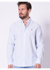 Tommy Jeans pánská světle modrá košile